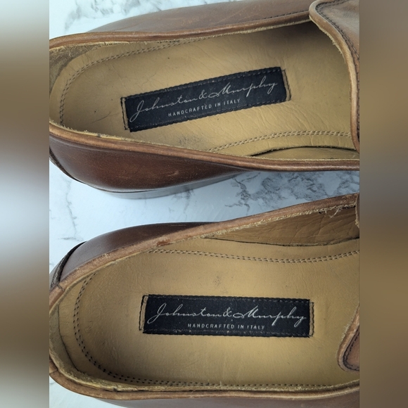 Johnston & Murphy Brown Leather Loafers main image 7